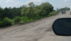 Road to Odessa airport