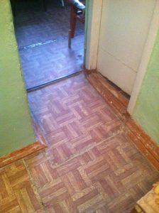 Floors to be replaced